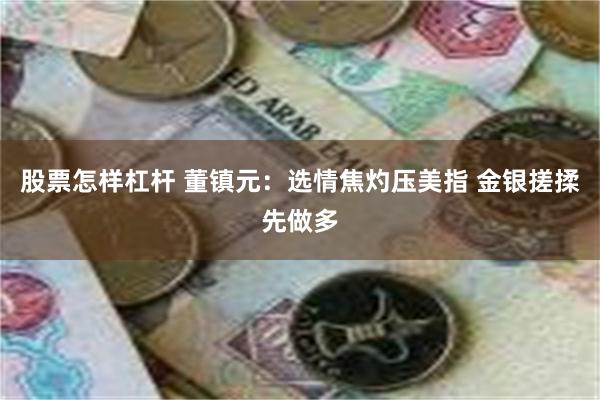 股票怎样杠杆 董镇元：选情焦灼压美指 金银搓揉先做多