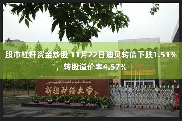 股市杠杆资金炒股 11月22日迪贝转债下跌1.51%，转股溢